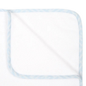 White Blue Baby Logo Towel Set