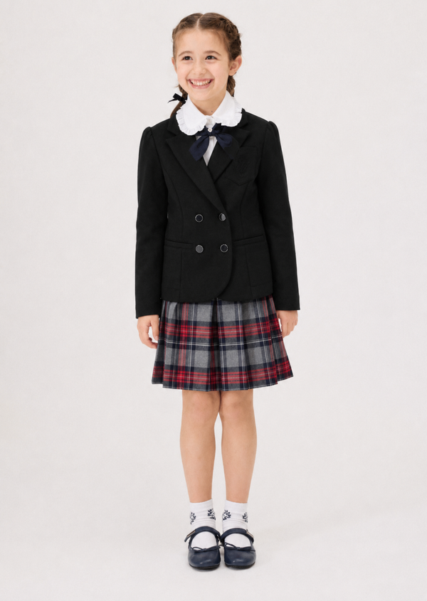 Black Milano Double Breasted Blazer