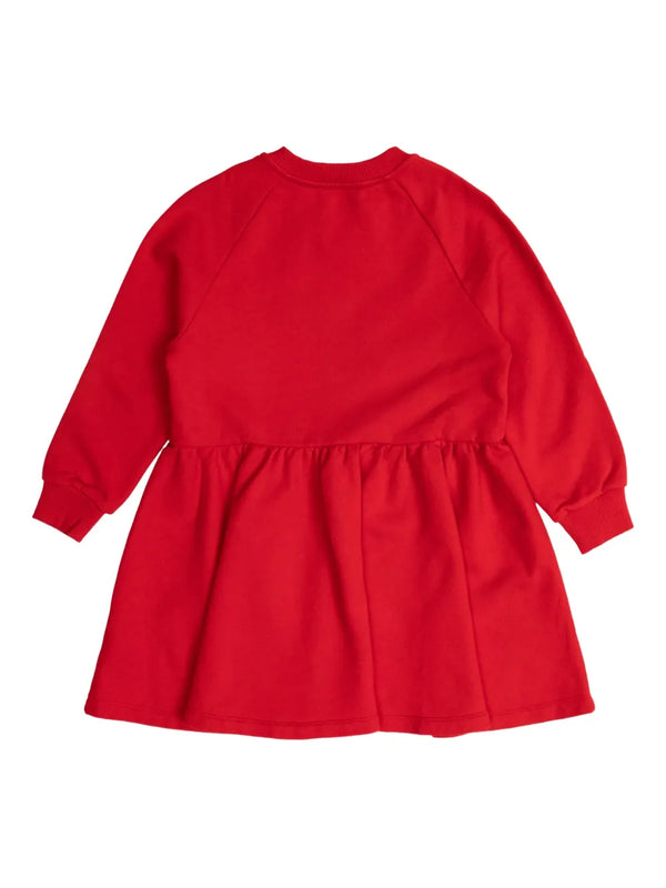 Red Balmain Varsity Dress