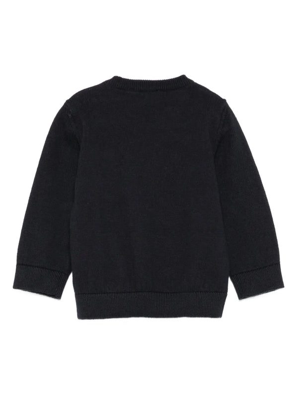 Navy Baby Essential Crewneck Sweater