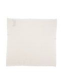White Allover Logo Knitted Blanket
