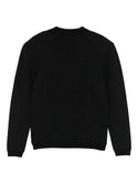 Black Allover Logo Sweater
