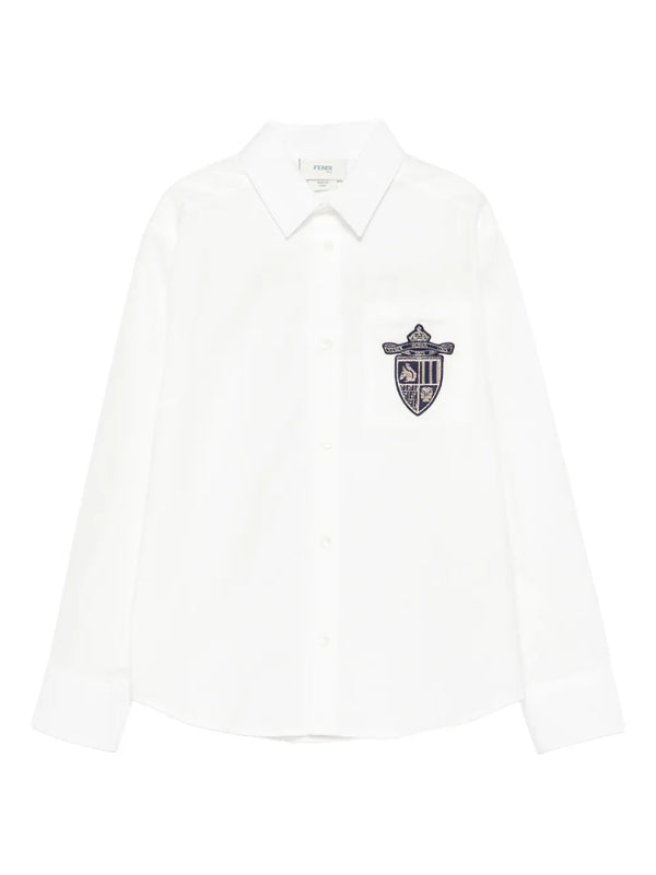 White Button Down with Pocket Shirt