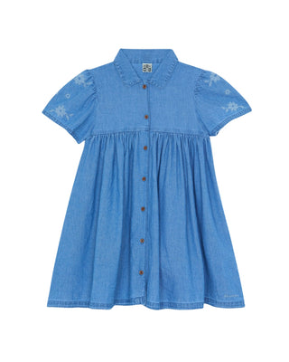 bonton denim dress Denim Halter Mini Dress in Black