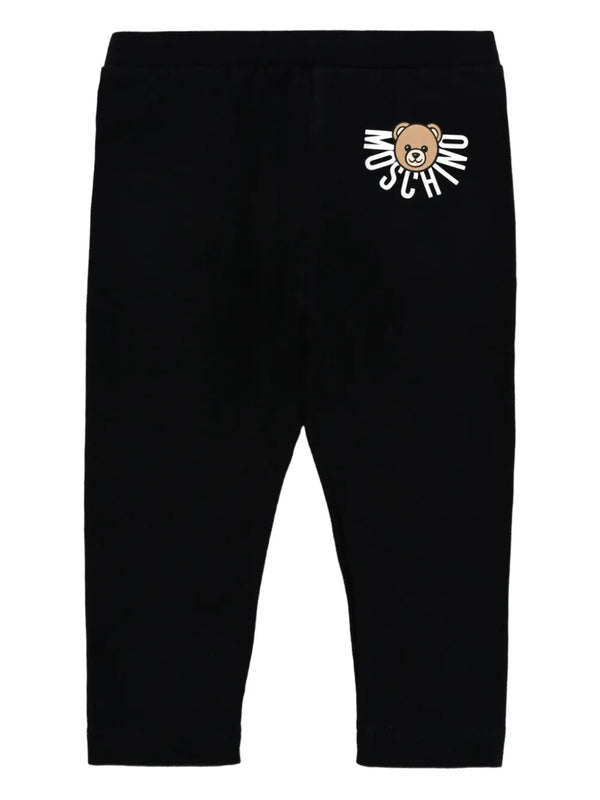 Black Bear Logo Leggings
