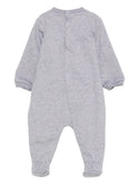 Light Grey Bear Logo Footie with Gift Box