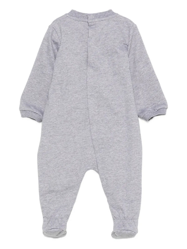 Light Grey Bear Logo Footie with Gift Box