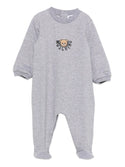 Light Grey Bear Logo Footie with Gift Box