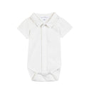 Ivory with Beige Embroidered TC Onesie