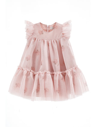 Pink Rose Tulle Party Dress
