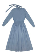 Blue Knit Top Nina Dress
