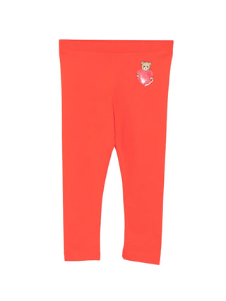 Red Baby Bear Heart Legging