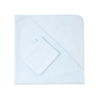 Blue Clouds Baby Bath Towel
