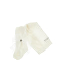 Cream Lisle Bow Tights