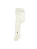Cream Lisle Bow Tights