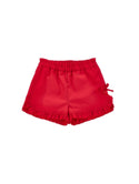 Red Baby Ruffle Short
