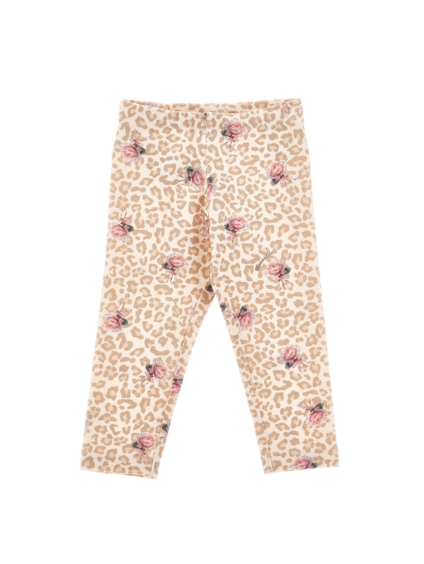 Leopard Rose Print Legging