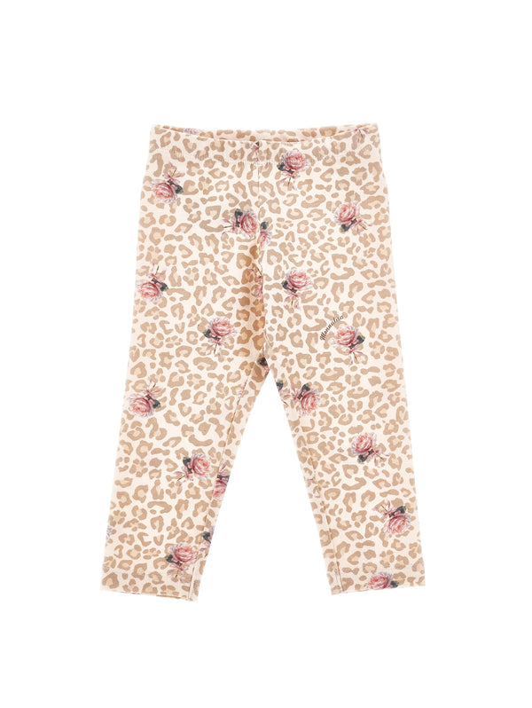 Leopard Rose Print Legging