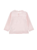Pink Antique Rose Bow Long Sleeve Tee