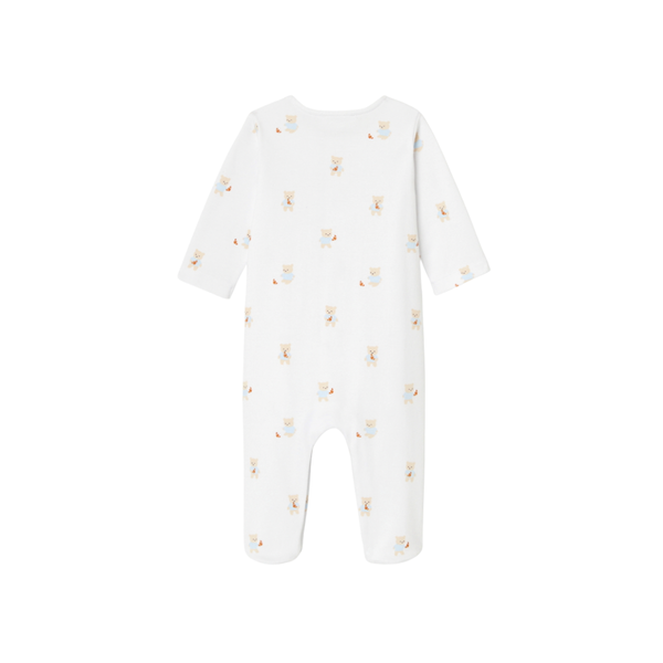 White Lazare Teddy Footie