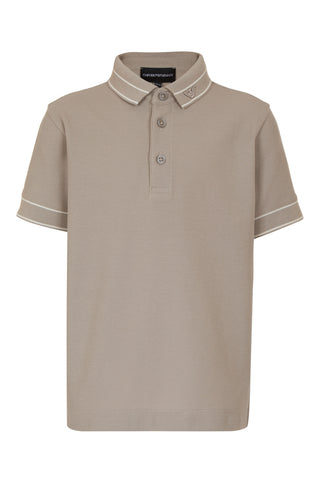 Moon Rock Short Sleeve Polo with Trim