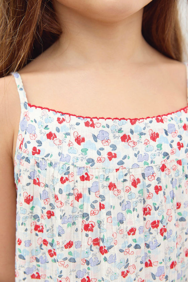 Multicolor Floral Lypso Dress