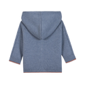 Blue Baby Knit Zip Up Hoodie