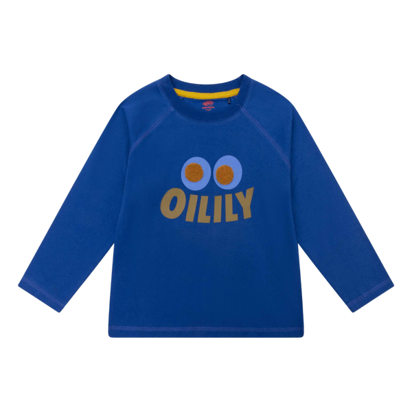 Royal Blue Oilily Eyes Long Sleeve Tee