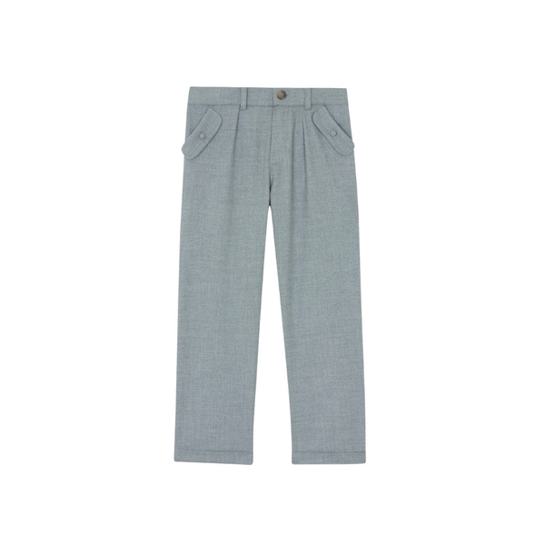 Gray Flannel Pocket Pants