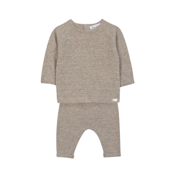 Oatmeal Marled Knit Ensemble