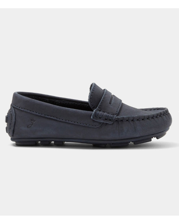 Navy Soprano Leather Loafer