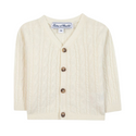 Ivory Baby Cableknit Cardigan