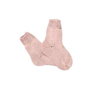 Pink Knit Socks