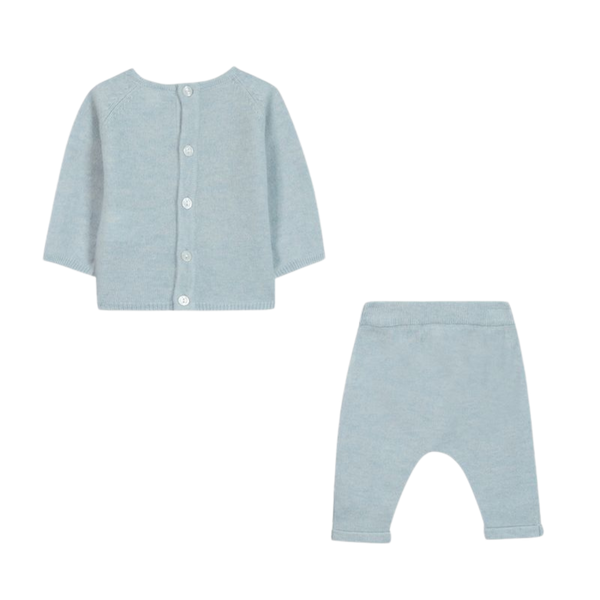Heather Blue  Knit Ensemble