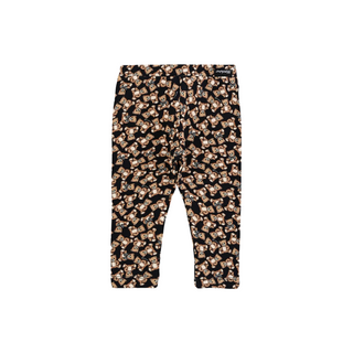 Black Allover Bear Bows Leggings