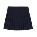 Navy Prudence Pleated Skirt