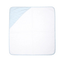 White Blue Baby Logo Towel Set