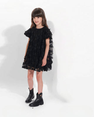 Black Floral Lace Dress