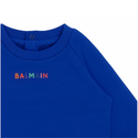 Blue Baby Multicolor Logo Crewneck