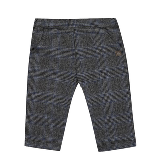 Gray and Blue Plaid Baby Pants