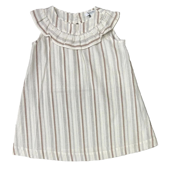 Beige Stripe Gallipoli Dress