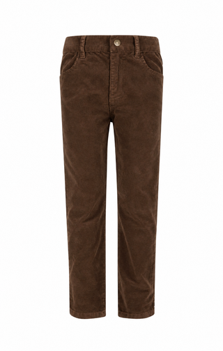 Brown Skinny Cords Pants