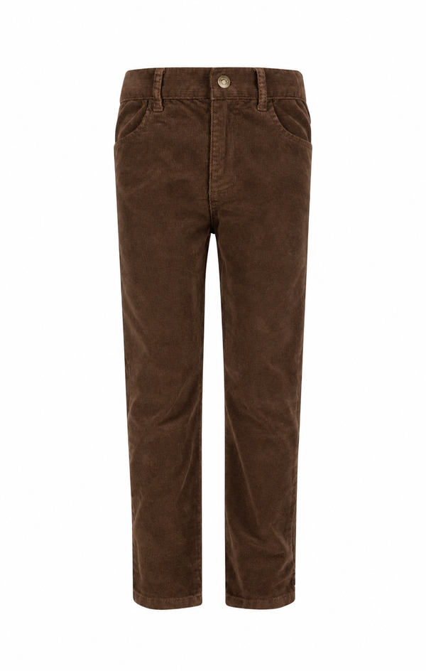 Brown Skinny Cords Pants
