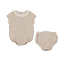 Sand Linen Bloomer Set