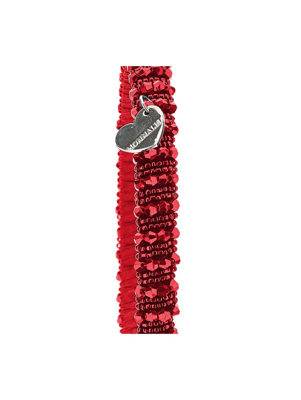 Red Beaded Headband