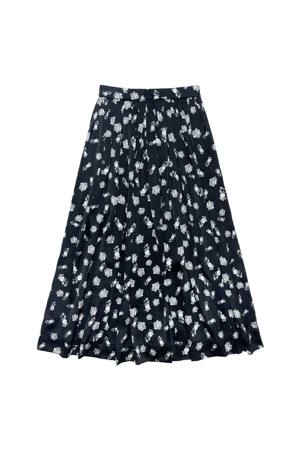 Black Floral Luna Skirt