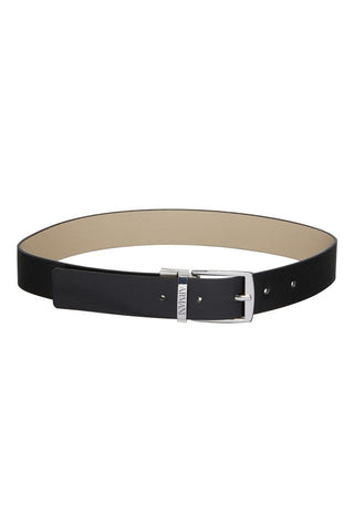 Black and Beige Reversible Belt