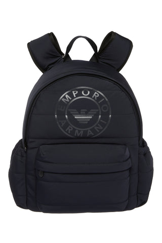 Navy Logo Backpack