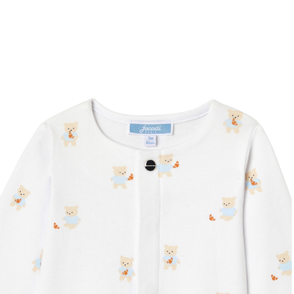 White Lazare Teddy Footie