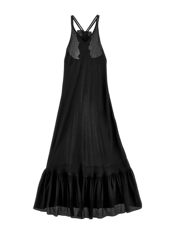 Black Sleeveless Maxi Dress